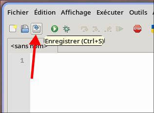 enregistrer le fichier